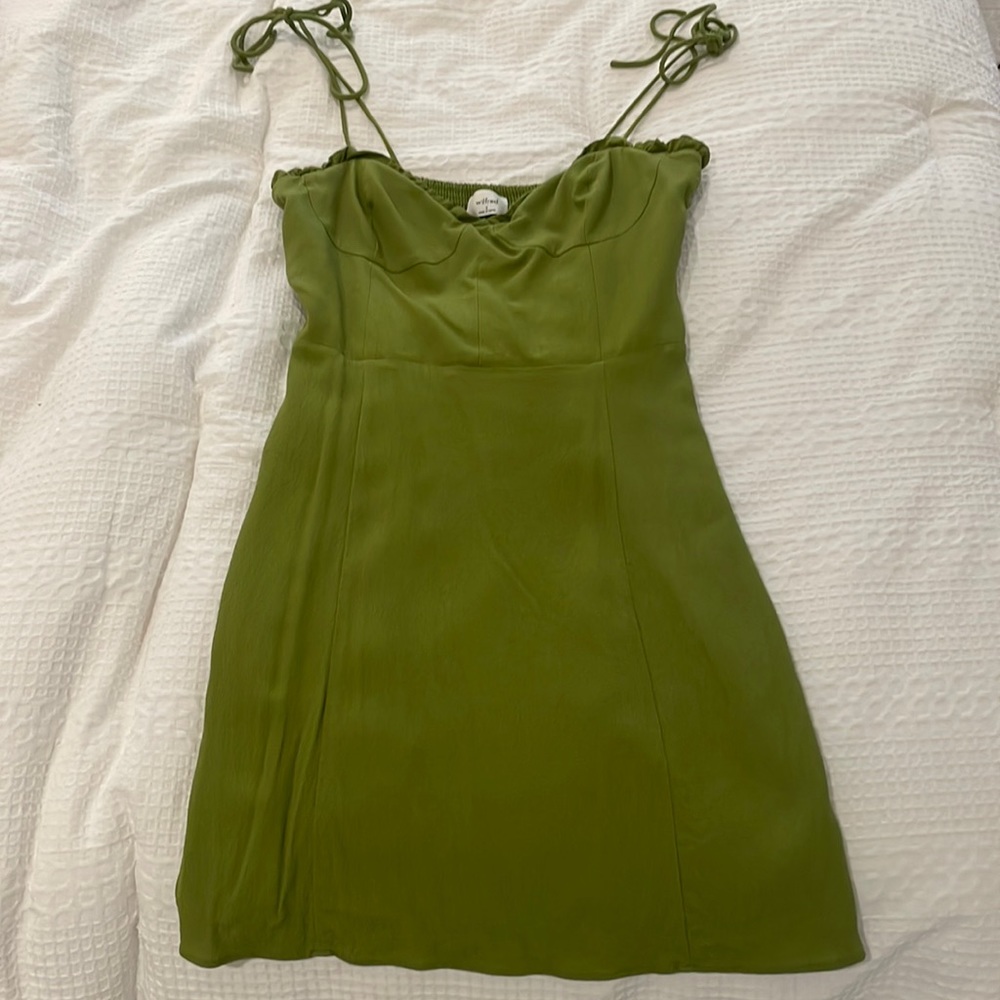 Wilfred Fable Dress in Succulent Green